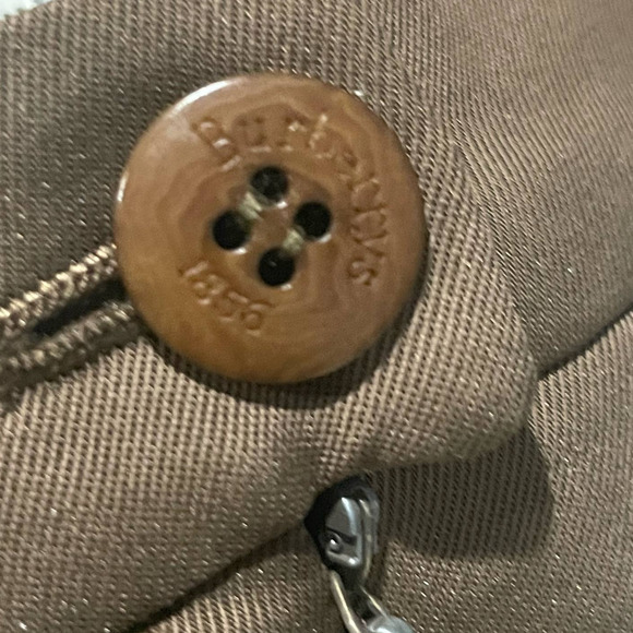 Burberry Vintage Pencil Skirt Size 40 Brown Knee Length VTG - Picture 5 of 15